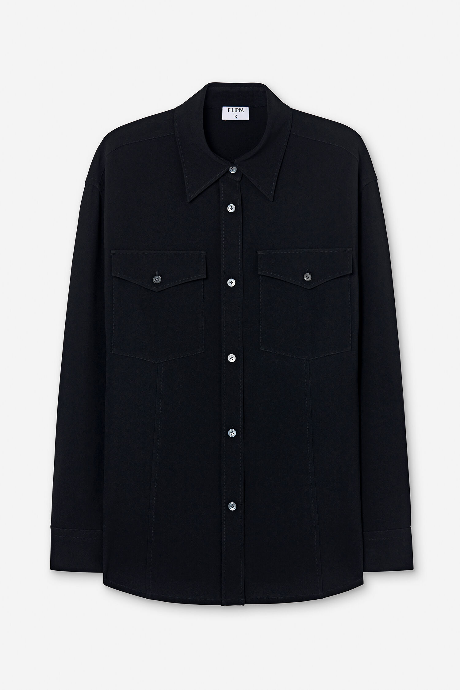 Draped Hourglass Overshirt
