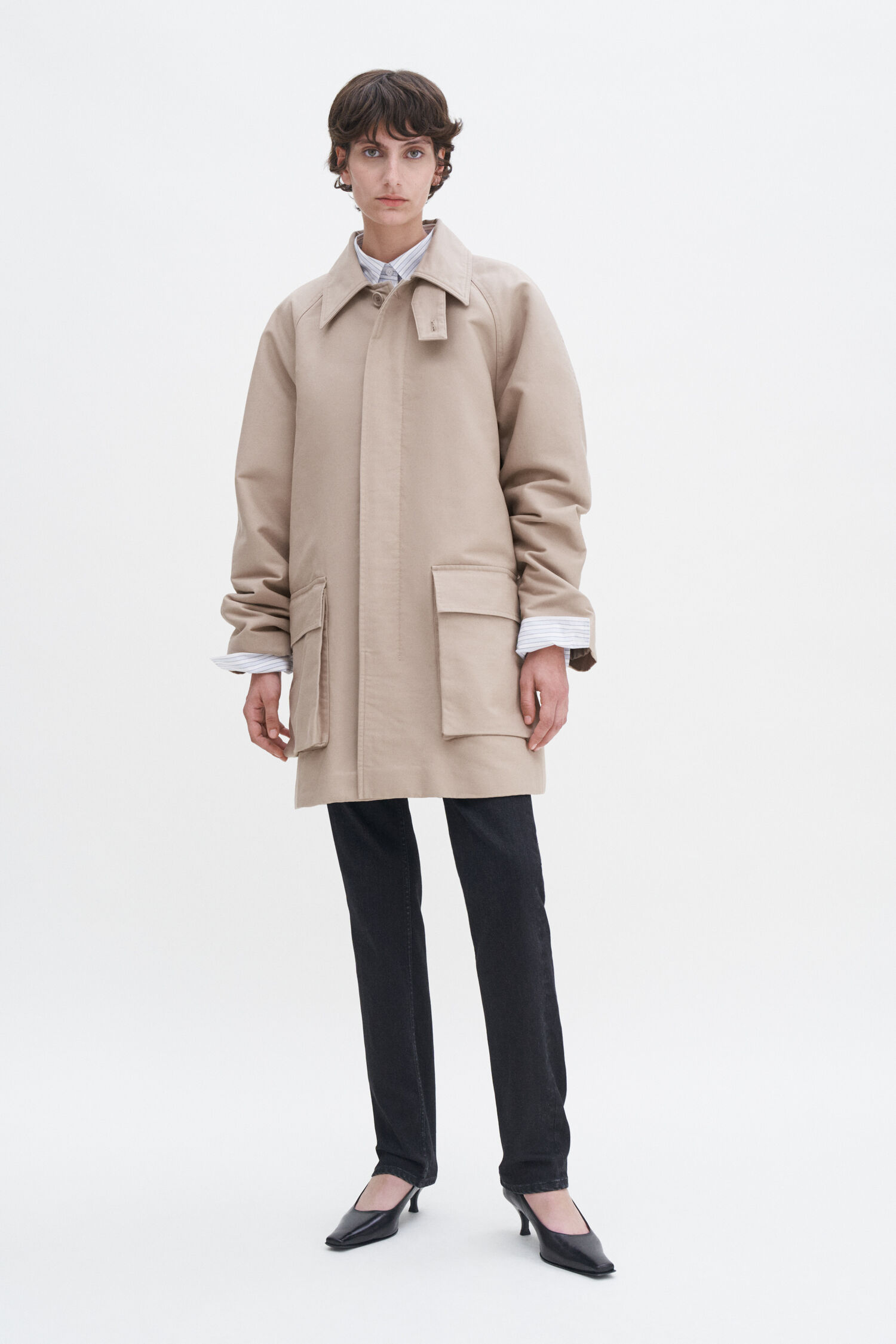 Padded Patch Pocket Jacket