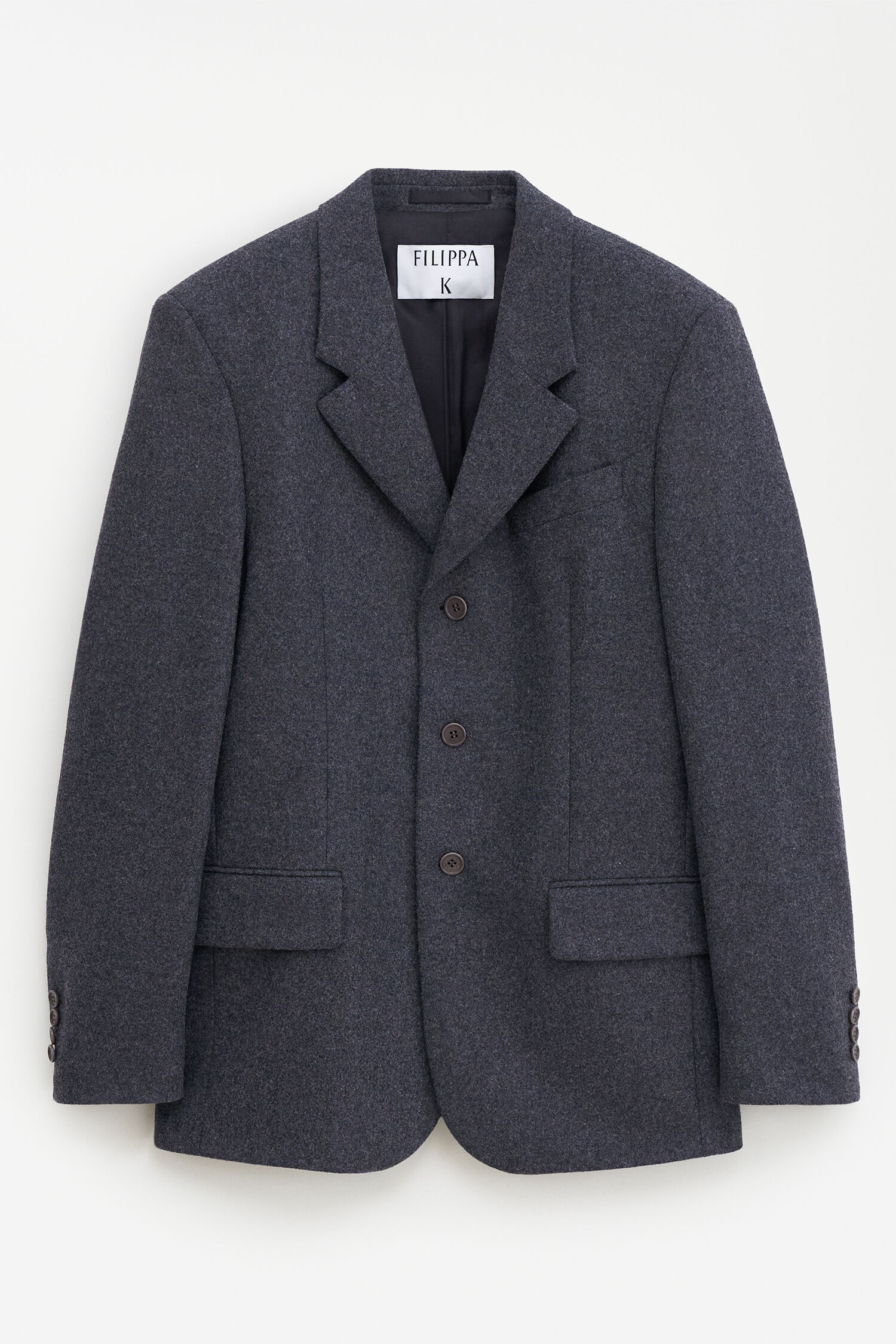 Straight Tailored Flannel Blaz