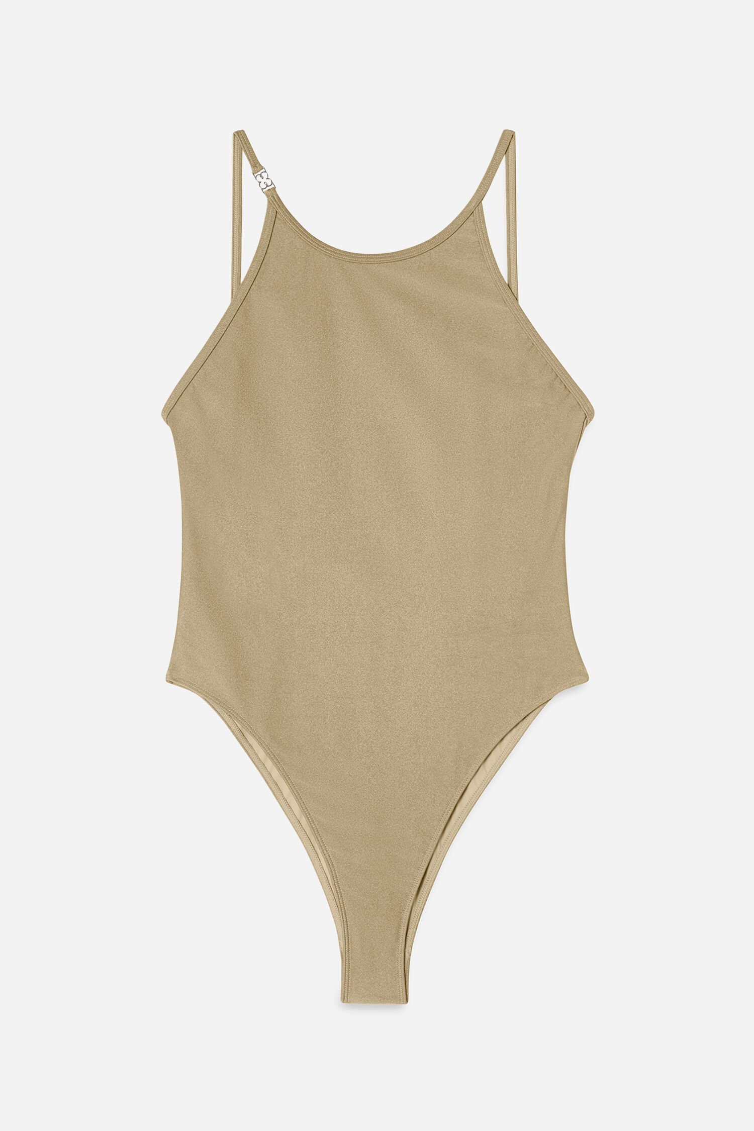 Deep Back Shimmer Swimsuit