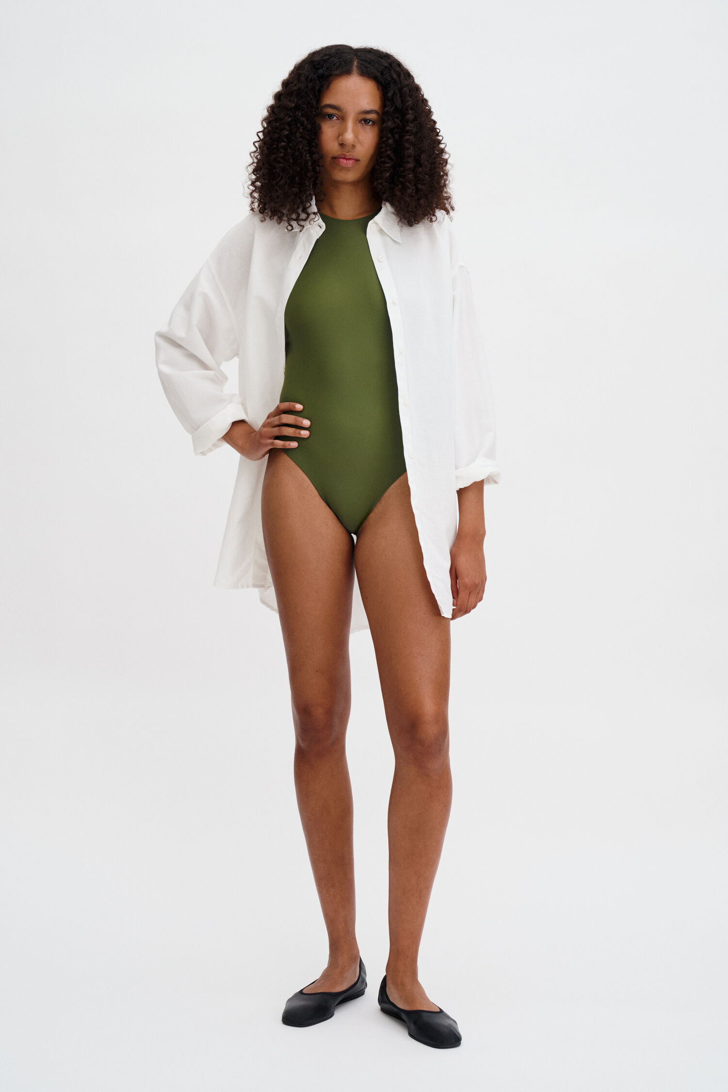 Cross-Back Swimsuit