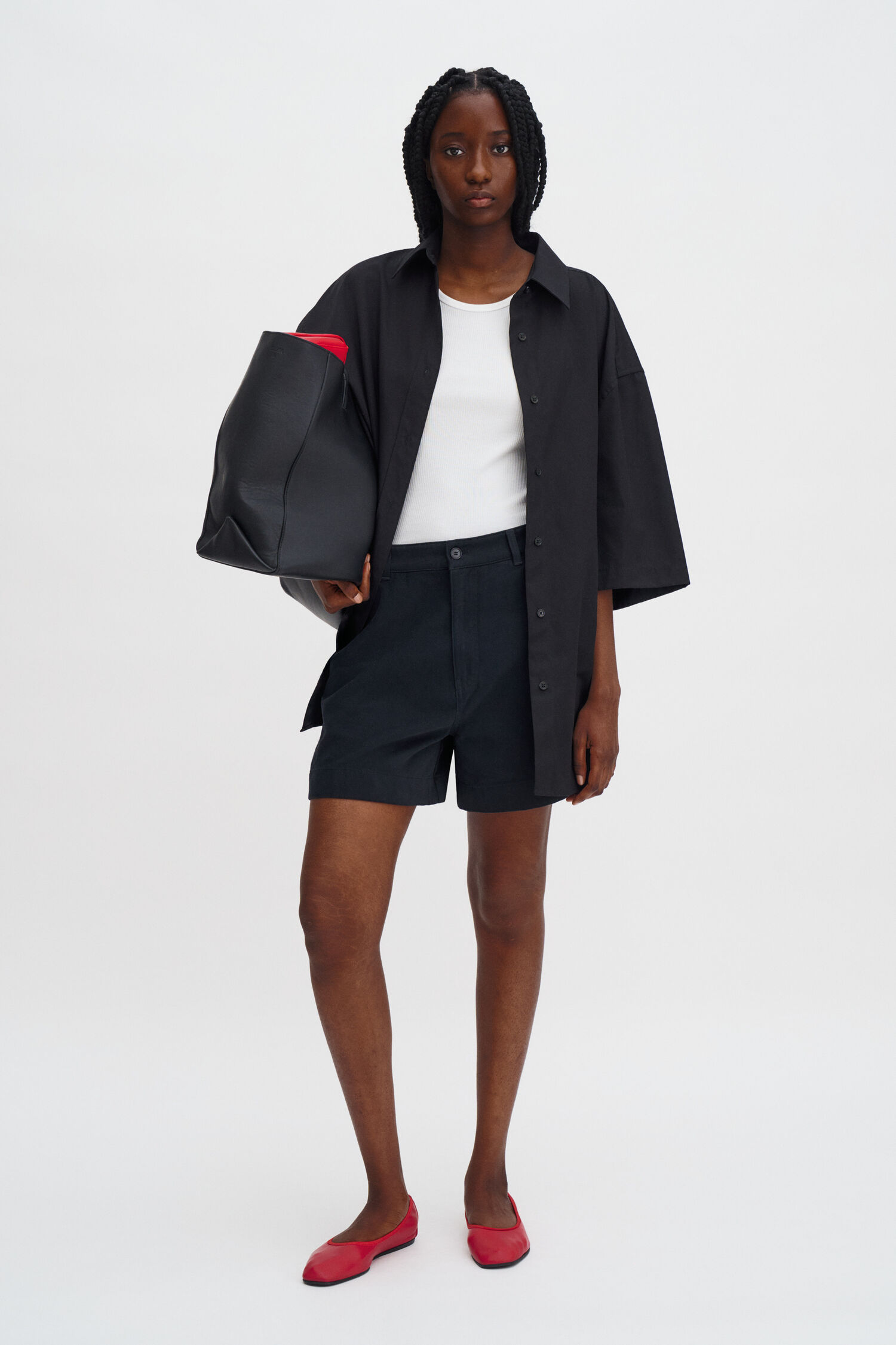 Baggy Cotton Shorts