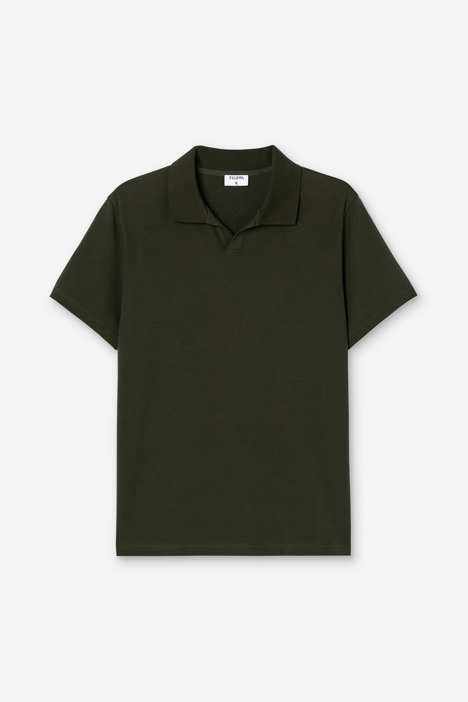 Stretch Cotton Polo T-Shirt