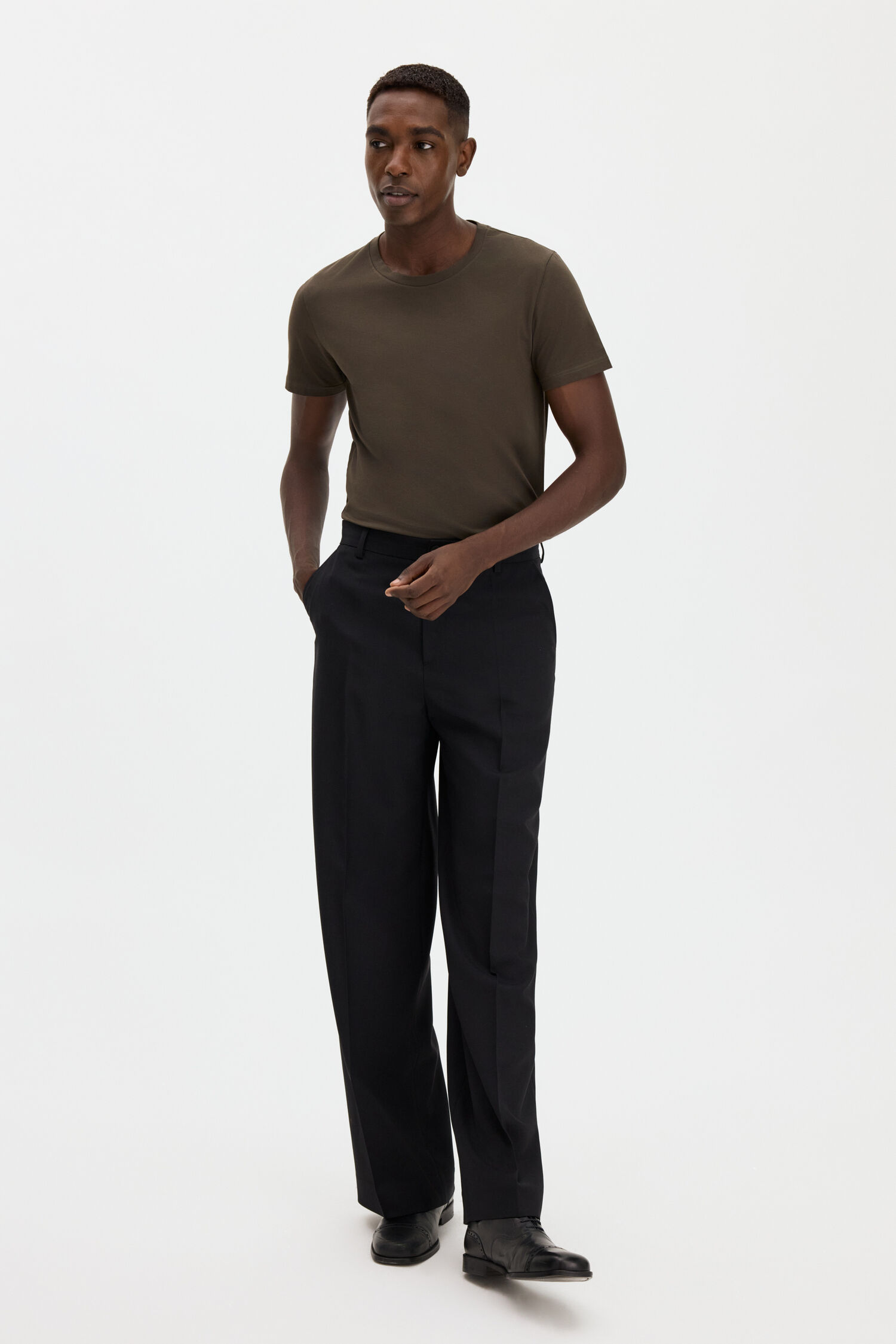 Stretch Cotton Tee