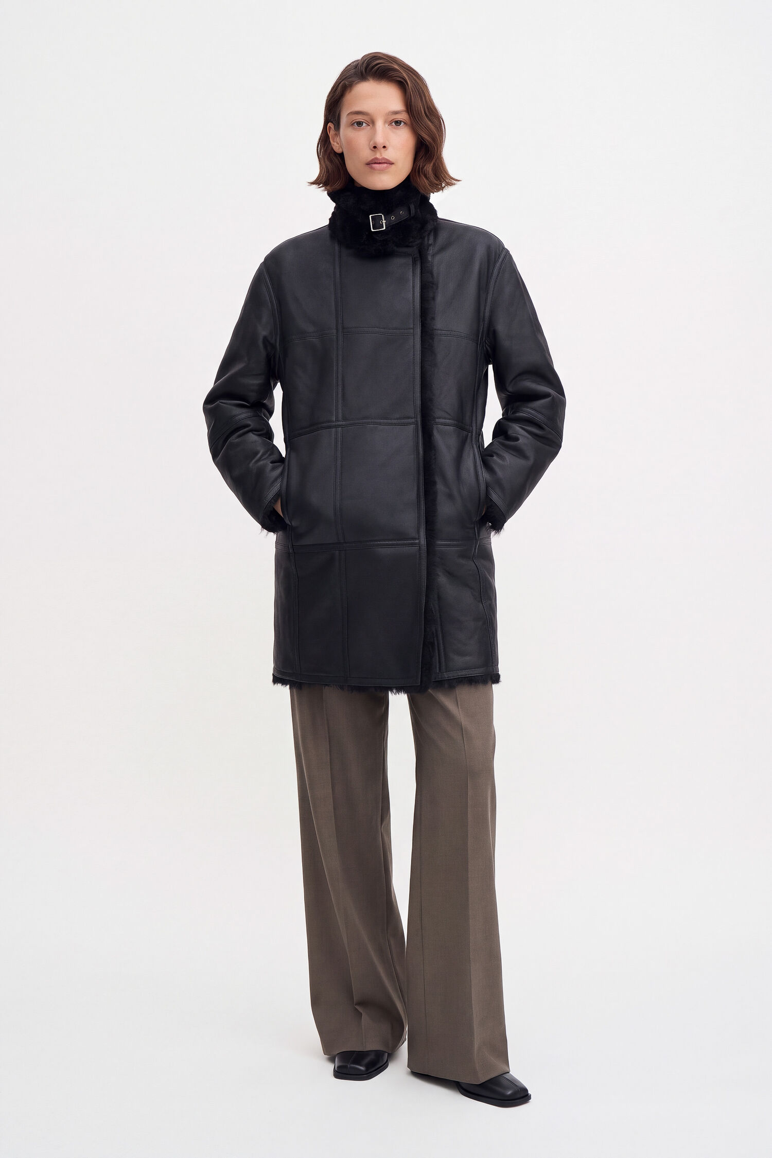 Reversible Shearling Coat