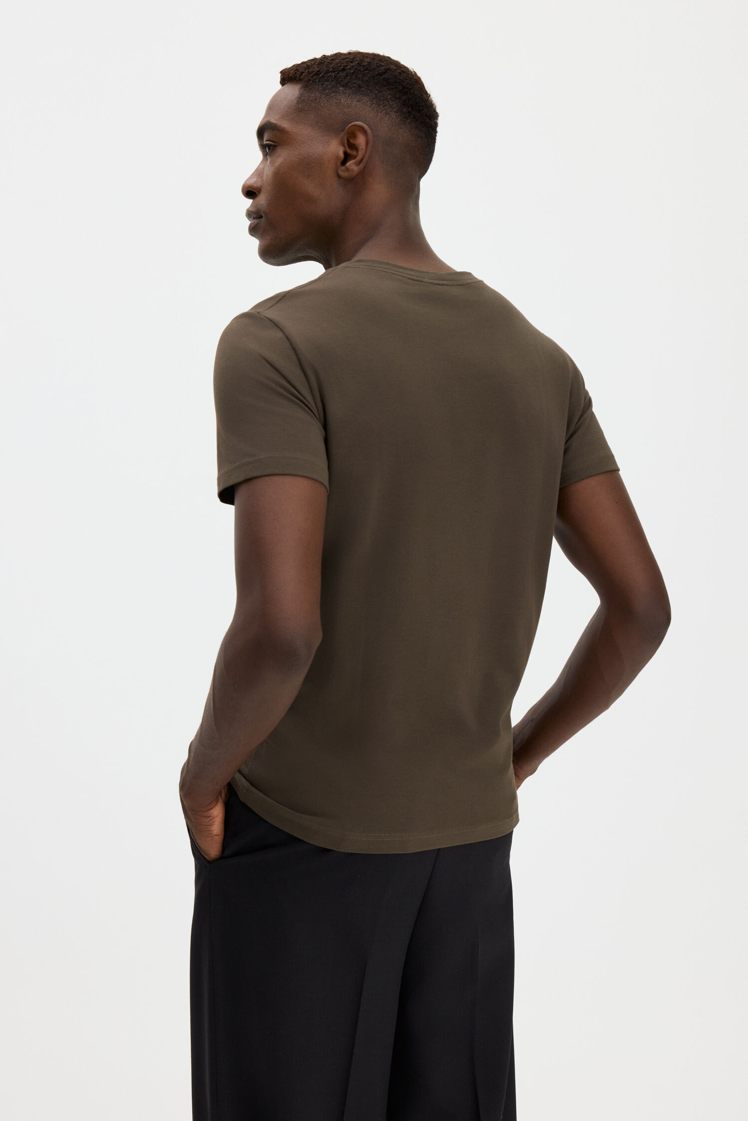 Stretch Cotton Tee