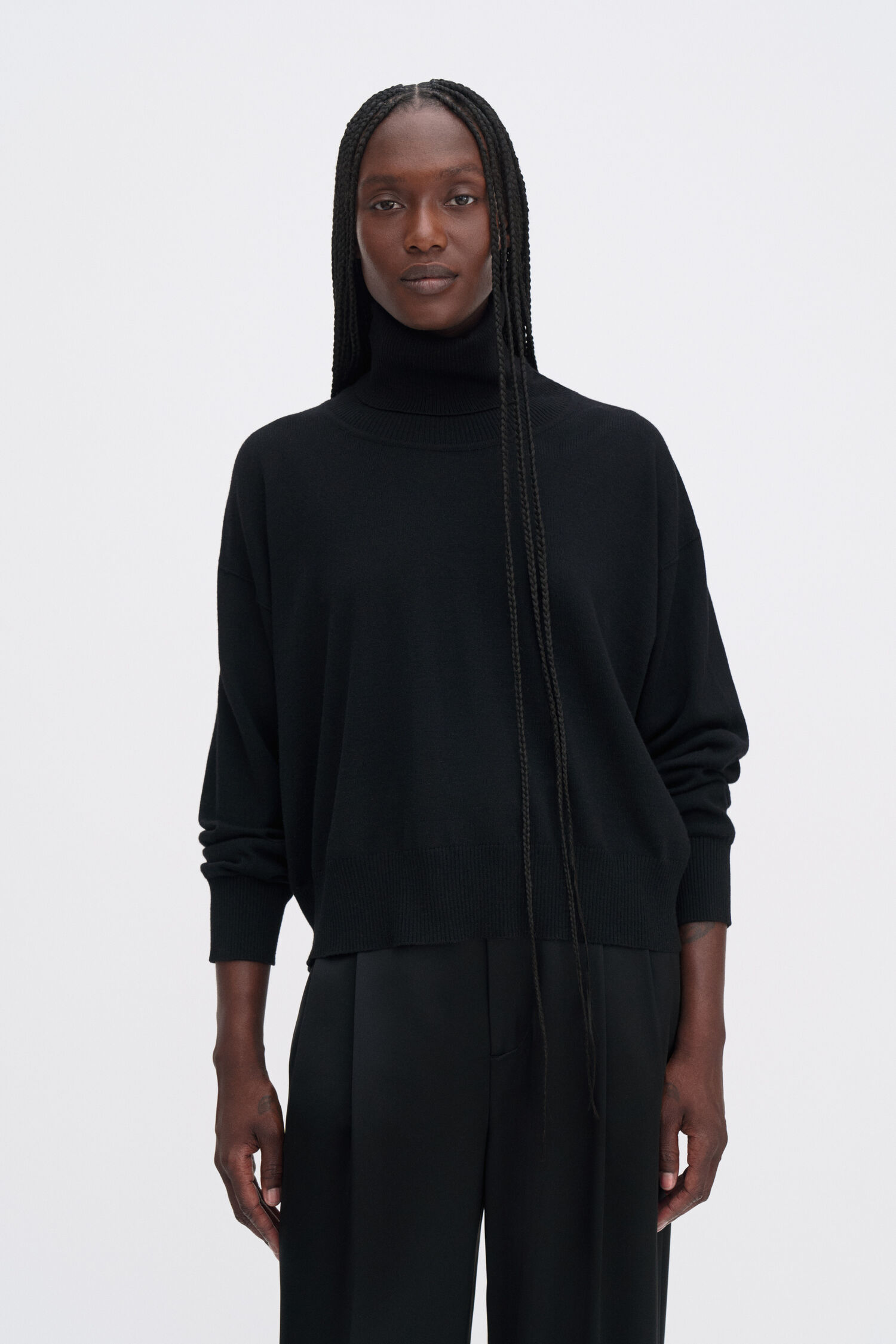 Relaxed Turtleneck Sweater