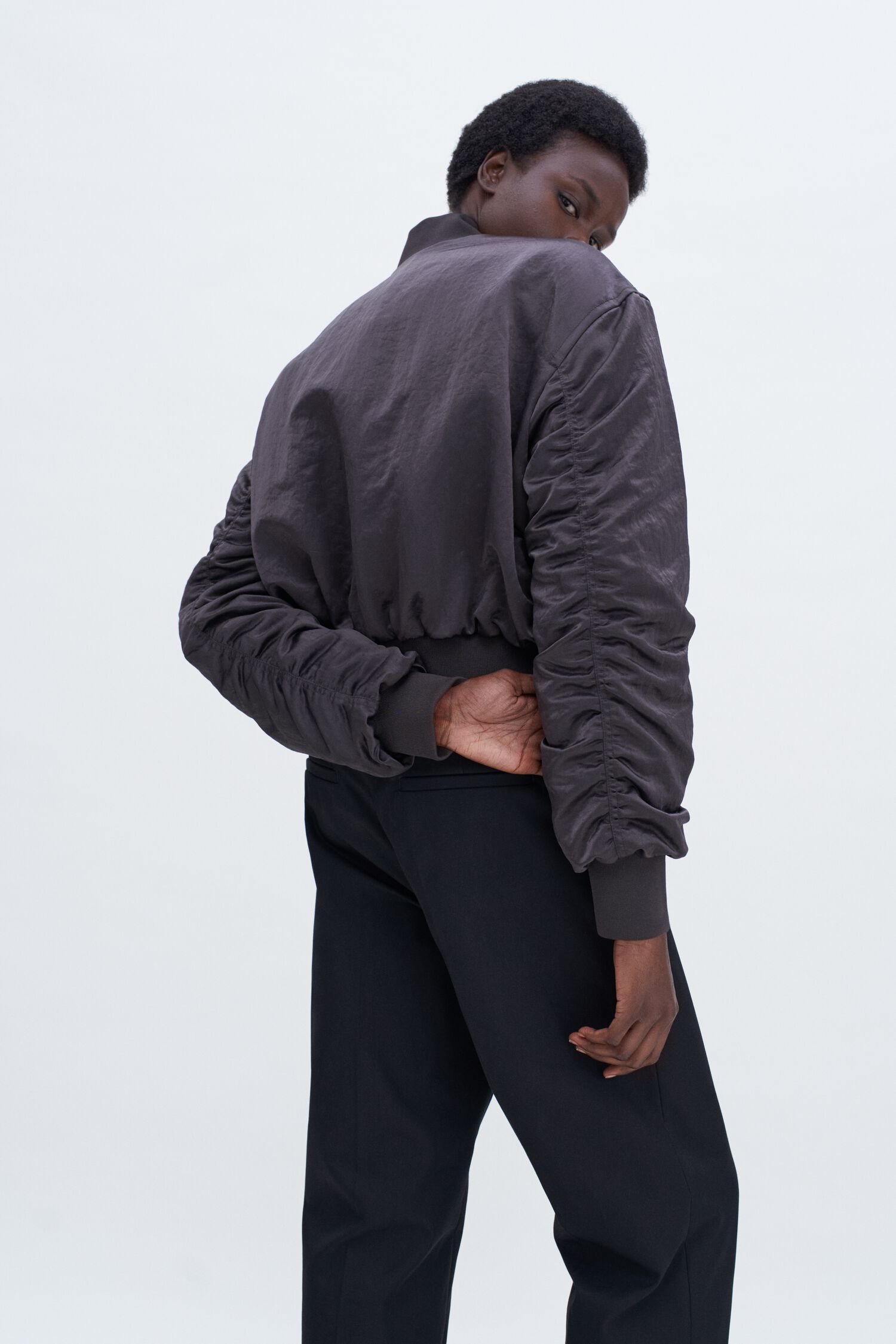 Nylon Zip Jacket
