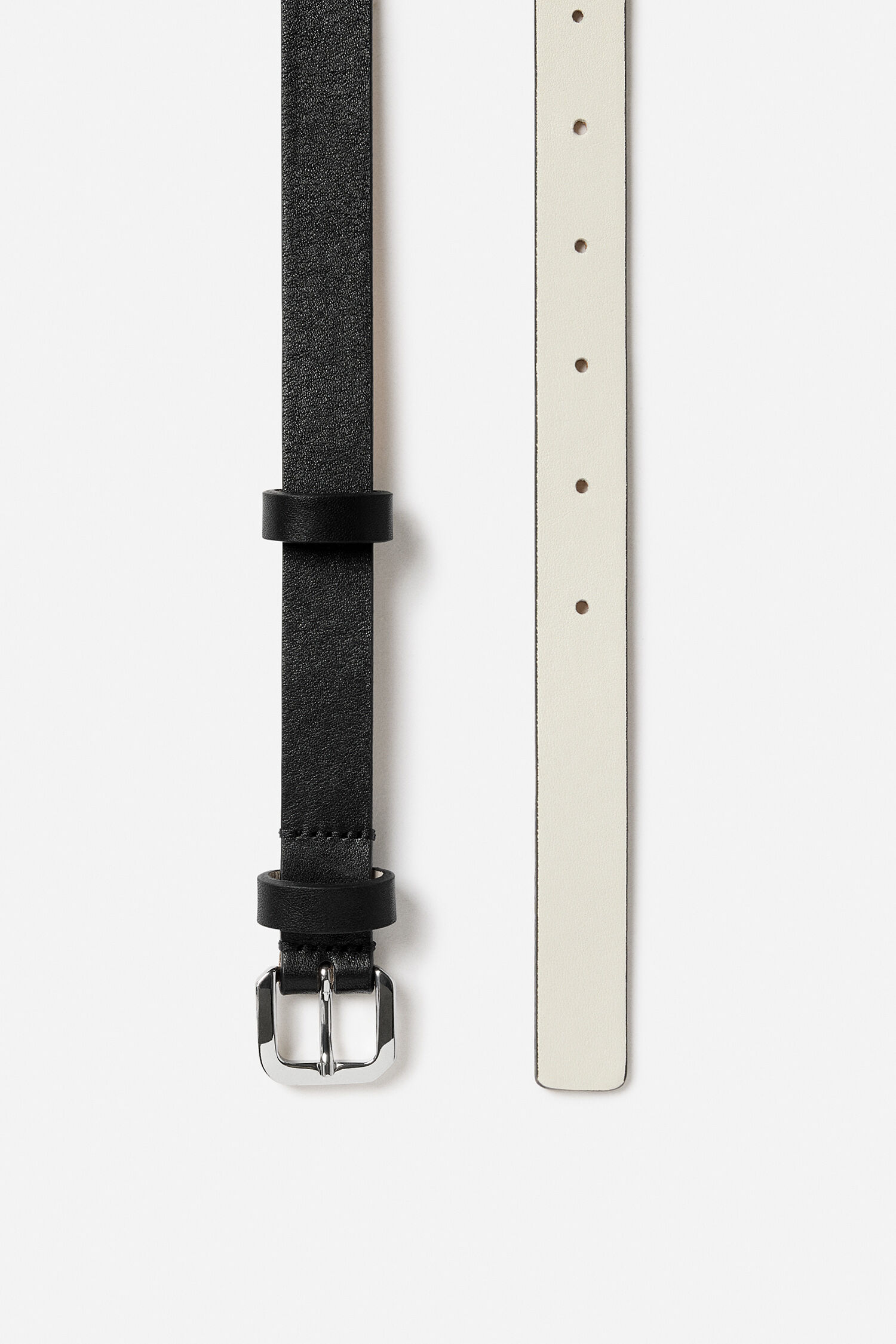 Two-Tone Leather Wrap Belt
