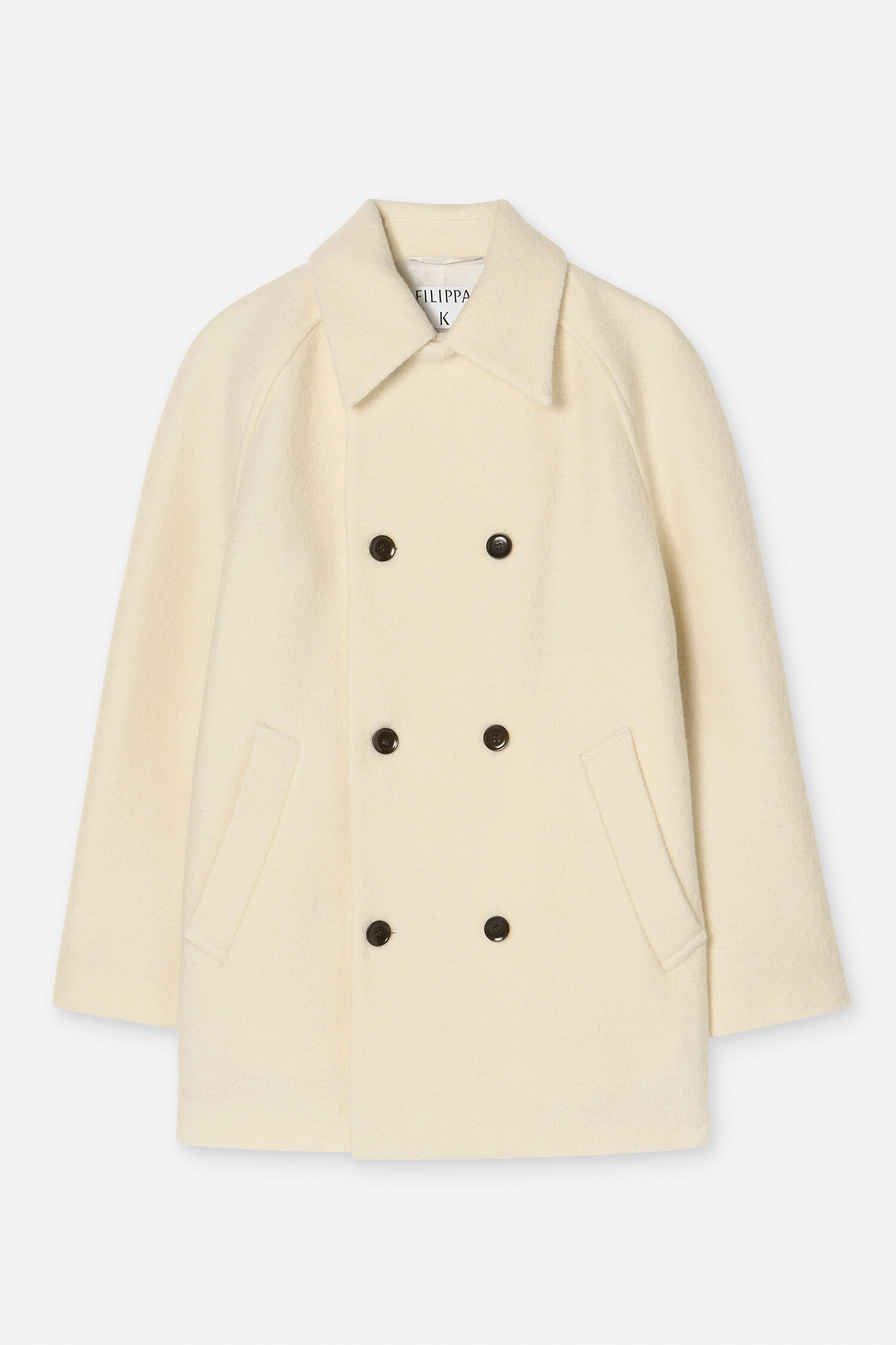 Boiled Wool Peacoat