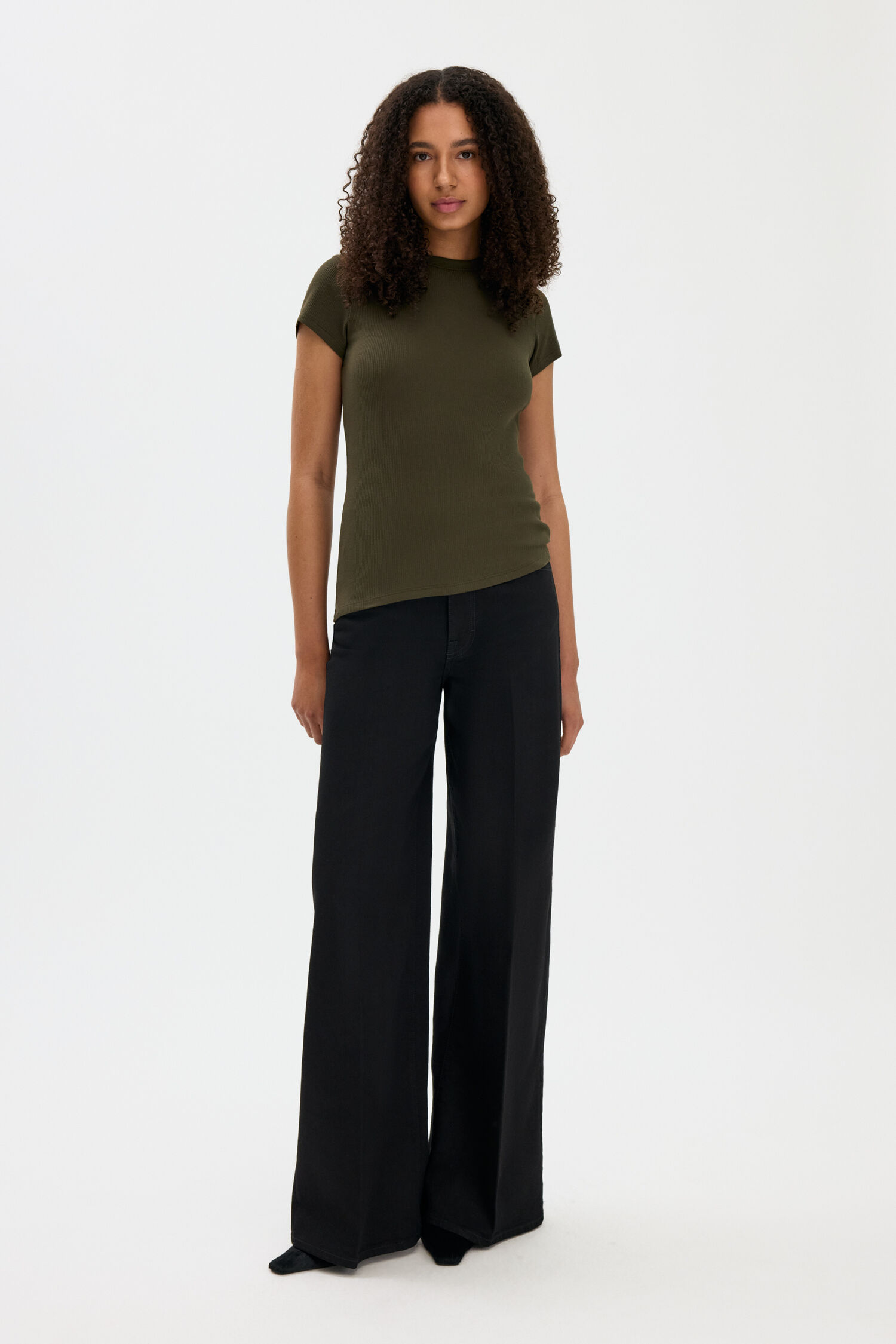 Fine Rib Tee