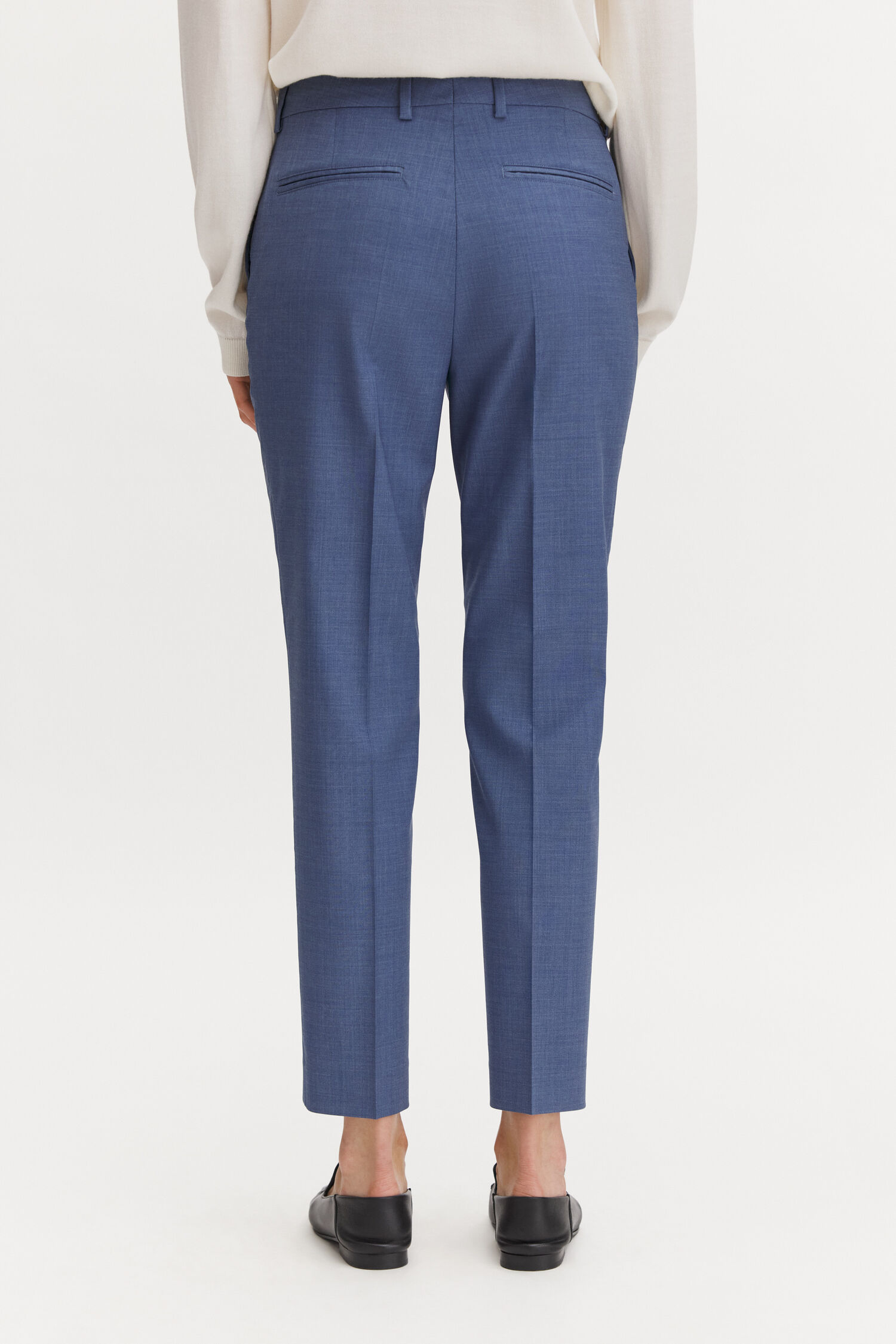 Emma Cropped Cool Wool Trousers