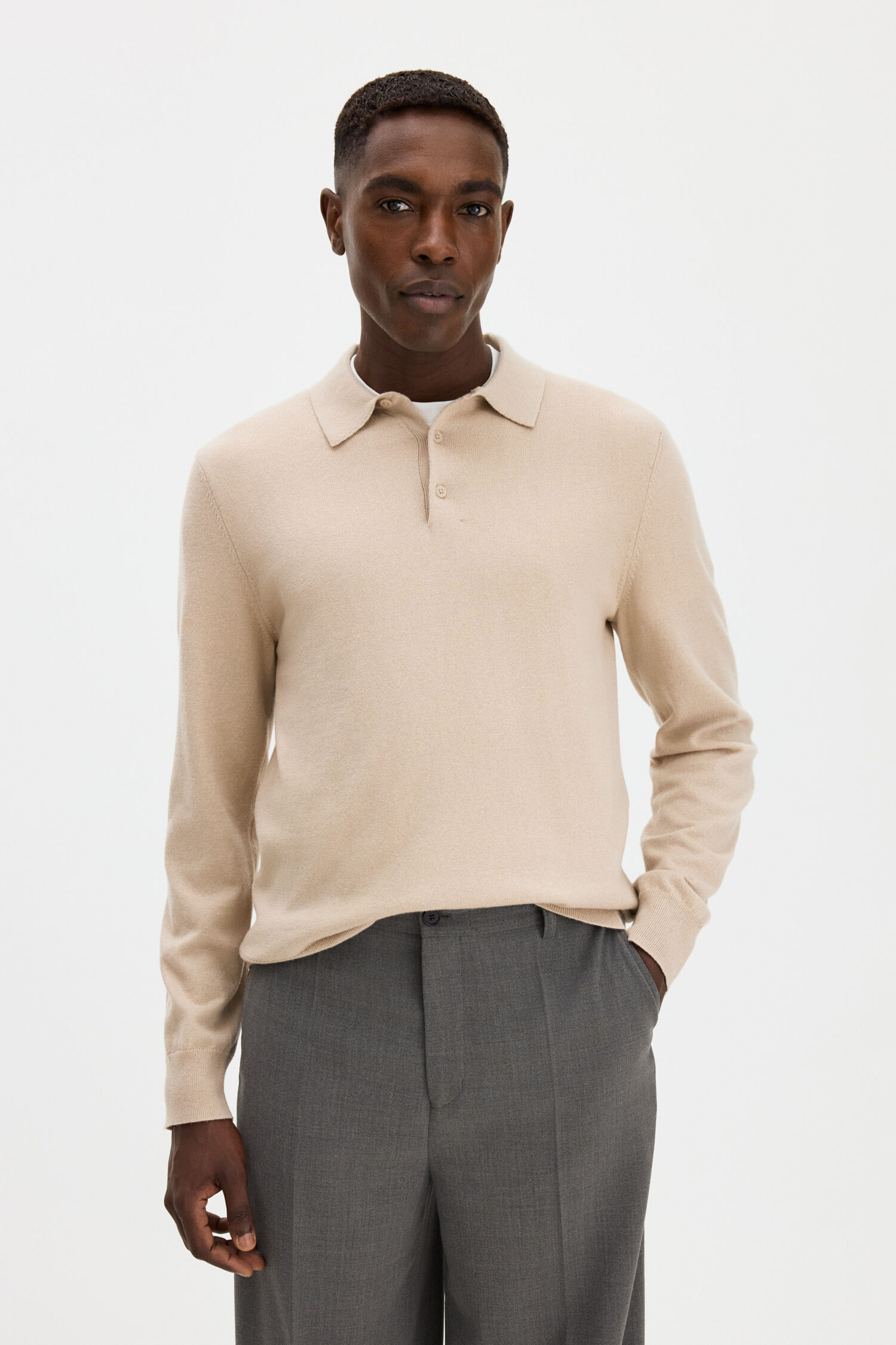 Knitted Polo Shirt