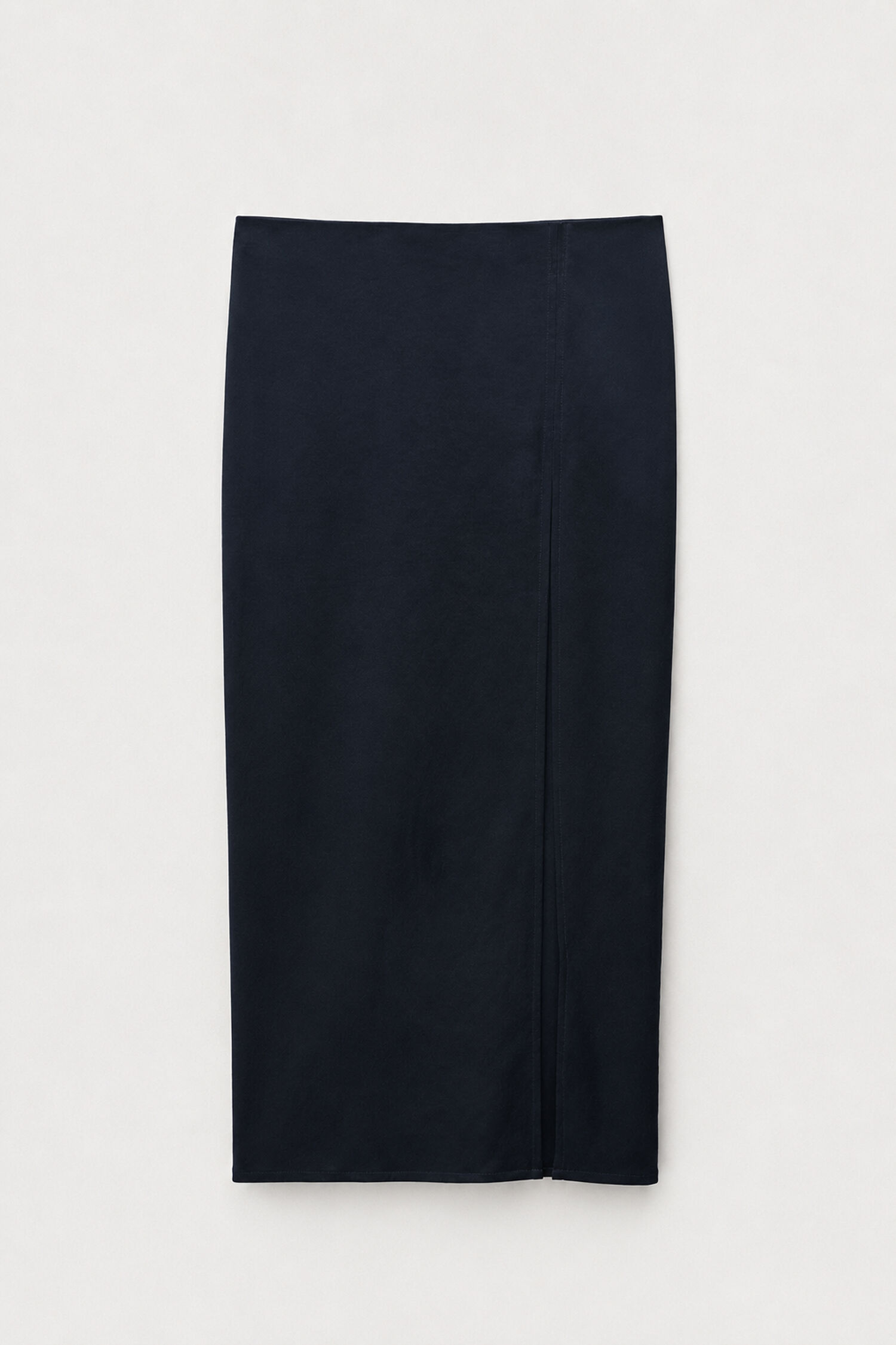 Silk Pencil Skirt